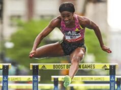 Hurdle តារា Holloway និង Harrison នាំមុខកំណត់ត្រា blitz នៅ Boston | របាយការណ៍