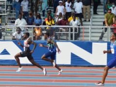 Bromell បង្កើនល្បឿនដល់ 9.77 100 m នៅ Miramar, McLaughlin រត់ 52.83 | របាយការណ៍