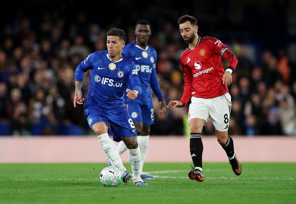 Bruno Fernandes និង Enzo Fernandez