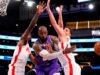 The Rockets បានយកឈ្នះ Lakers 99-93 នៅក្នុងហ្គេមទី 5 ដោយជៀសវាងការធ្លាក់ចេញពីការប្រកួត playoff សម្រាប់ឆ្នាំទីពីរជាប់ៗគ្នា។