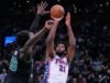 Joel Embiid រកបាន 33 ពិន្ទុ ខណៈដែល 76ers បានផ្តួលក្រុម Celtics 113-97 ក្នុងហ្គេមទី 5 ដើម្បីរក្សារដូវកាលរបស់ពួកគេឱ្យនៅរស់។