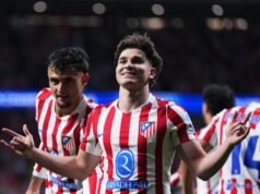 Arsenal និង Atletico ប្ដូរគ្រាប់បាល់ប៉េណាល់ទីក្នុងលទ្ធផលស្មើ 1-1 ក្នុងជើងទីមួយនៃវគ្គពាក់កណ្តាលផ្តាច់ព្រ័ត្រ Champions League