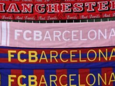 Barcelona កំពុងប្រជែងជាមួយ Manchester United ក្នុងការនាំយកខ្សែប្រយុទ្ធវ័យជំទង់អាមេរិកខាងត្បូងដែលមានតម្លៃ 5 លានអឺរ៉ូ