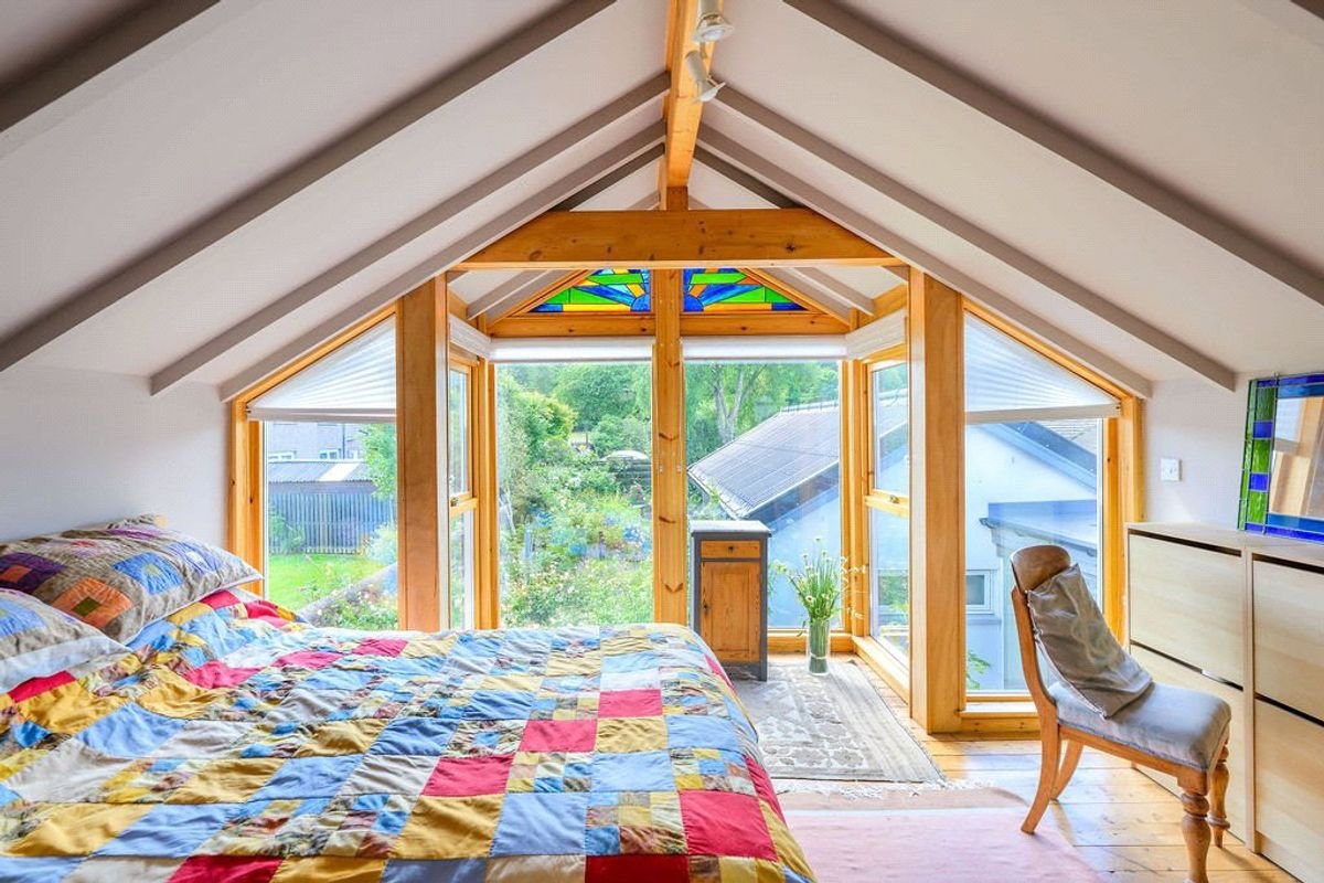 បន្ទប់គេងនៅ Broom Cottage