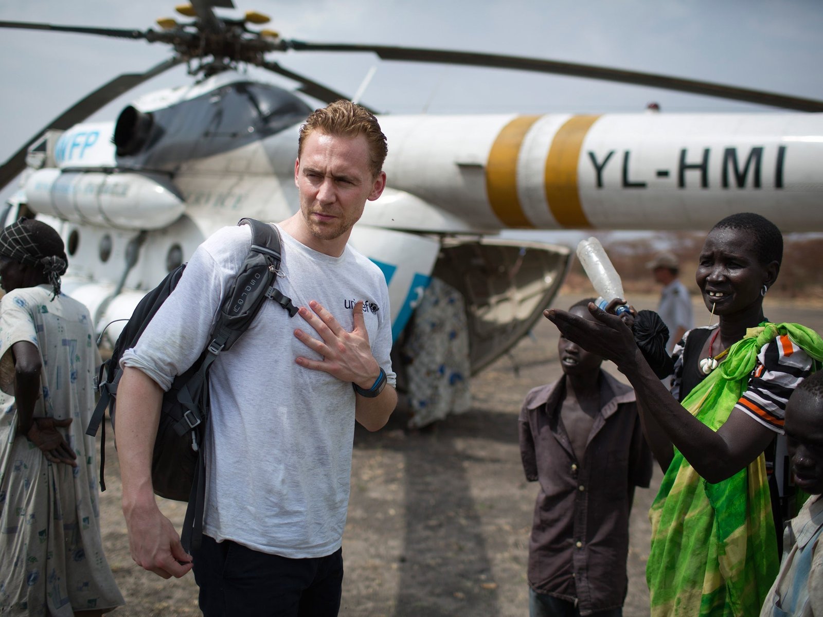 Tom Hiddleston ជាជនជាតិស៊ូដង់ខាងត្បូង