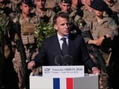 Emmanuel Macron ស្វាគមន៍ “ជោគជ័យ” នៃសមយុទ្ធយោធា ORION
