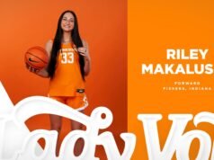 Lady Vols បន្ថែមទំហំ និងជួរនៅខាងមុខ Riley Makalusky
