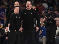 Nick Nurse កំពុងចាកចេញពី 76ers សម្រាប់ពិធីបុណ្យសពរបស់បងប្រុសរបស់គាត់ ហើយត្រូវបានគេរំពឹងថានឹងត្រលប់មកវិញសម្រាប់ហ្គេម 2 ទល់នឹង Knicks