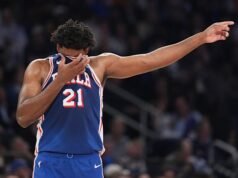 Joel Embiid នឹងខកខានការប្រកួត 2 នៃស៊េរី 76ers ទល់នឹង Knicks ជាមួយនឹងរបួសកជើង និងត្រគាក