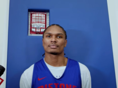 យោងតាមលោក Ausar Thompson ក្រុម Detroit Pistons ចាំបាច់ត្រូវពង្រឹងការផ្តោតអារម្មណ៍ការពាររបស់ពួកគេមុនពេលការប្រកួតដ៏សំខាន់របស់ពួកគេ 5 ទល់នឹង Cavs ។