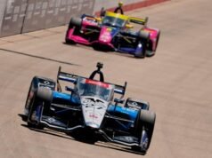 Felix Rosenqvist និង Scott McLaughlin ឡើងដល់កំពូលតារាងល្បឿន Indianapolis 500 នៅ Fast Friday