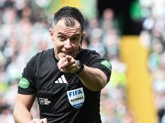 វីរបុរស Celtic ទទូចថាការហួចចុងក្រោយមិនត្រូវបានផ្លុំប្រឆាំងនឹង Hearts ខណៈដែលគាត់លើកឡើងពីបញ្ហាដ៏ធំបំផុតរបស់ Pitch Invaders