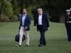 Trump និយាយថាគាត់ប្រហែលជាមិនចូលរួមពិធីមង្គលការរបស់ Don Jr. ដោយសារតែសង្គ្រាមអ៊ីរ៉ង់ – ទោះបីជាមានការធ្វើដំណើរវាយកូនហ្គោលជាច្រើនចាប់តាំងពីជម្លោះបានចាប់ផ្តើមក៏ដោយ។