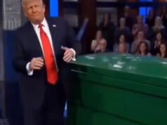 Trump ចំអកឱ្យ Colbert ជាមួយនឹងវីដេអូ AI dumpster | ព័ត៌មាន