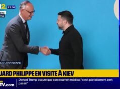 បេក្ខជនប្រធានាធិបតី Édouard Philippe បានជួបជាមួយលោក Volodymyr Zelensky ក្នុងទីក្រុង Kyiv