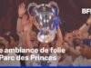 ការរួបរួមរវាងកីឡាករ PSG និងអ្នកគាំទ្រនៅ Parc des Princes