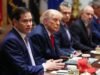 ‘គាត់ស្រលាញ់សង្រ្គាម’៖ Trump ទះកំផ្លៀង Pete Hegseth លើក្បាលពោះ ហើយសរសើរលេខា ‘ការតែងតាំងកណ្តាល’ របស់គាត់នៅឯការចាប់ផ្តើមគណៈរដ្ឋមន្ត្រី