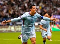 Ronaldo បញ្ចប់ភាពរាំងស្ងួតពានរង្វាន់អារ៉ាប៊ីសាអូឌីតដោយមានគ្រាប់បាល់ពីរគ្រាប់ក្នុងជ័យជម្នះរបស់ Al-Nassr ដើម្បីលើកពានលីក