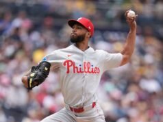 Sánchez បង្កើតកំណត់ត្រាយីហោ Phillies ដោយពង្រីកការស៊ុតបញ្ចូលទីដល់ទៅ 44 2/3 innings