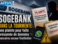 SOGEBANK ស្ថិតក្នុងភាពចលាចល៖ ពាក្យបណ្តឹងអំពីការលាតត្រដាងព័ត៌មានលំអិតរបស់ធនាគារធ្វើឱ្យកក្រើកស្ថាប័ន។ ព័ត៌មានចុងក្រោយពីប្រទេសហៃទី៖ នយោបាយ សន្តិសុខ សេដ្ឋកិច្ច វប្បធម៌។