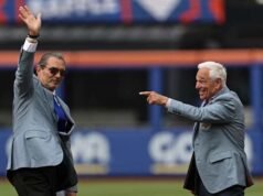 Mazzilli, Valentine ត្រូវបានដាក់តាំងនៅក្នុង Mets Hall of Fame