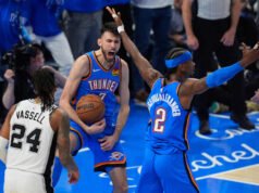 Shai Gilgeous-Alexander រកបាន 30 ពិន្ទុ ខណៈដែល Thunder នាំមុខ Spurs 122-113 ក្នុងហ្គេមទី 2 នៃវគ្គផ្តាច់ព្រ័ត្រ West