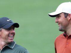 McIlroy បានប្រគល់ការប្រកាសរបស់ Scheffler នូវប្រាក់ចំណេញចំនួន£ 2.65 លាន | វាយកូនហ្គោល | កីឡា