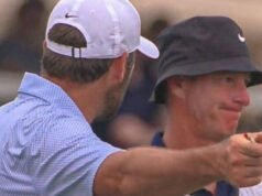 Scottie Scheffler ផ្ទុះរឿង Caddy ដែលត្រចៀកនឹងចេញឈាម | វាយកូនហ្គោល | កីឡា