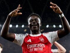 Arsenal រកឃើញគូប្រកួតចុងក្រោយ Champions League របស់ពួកគេដូចដែល Bukayo Saka ទទួលបានការចង់បាន។ បាល់ទាត់ | កីឡា