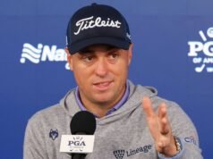 LIV Golf Star Theme ដោយ Justin Thomas Teases នៅ PGA Champions Dinner | វាយកូនហ្គោល | កីឡា
