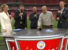 Pep Guardiola ចាកចេញពីបទសម្ភាសបន្ទាប់ពី Laura Woods ‘ក្លាហាន’ សំណួរ | បាល់ទាត់ | កីឡា