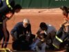 តារា French Open ដួលទៅលើកម្រាលឥដ្ឋ មិនអាចរើខ្លួនបាន ខណៈក្រុមគ្រូពេទ្យប្រញាប់ឡើងតុលាការ | កីឡាវាយកូនបាល់ | កីឡា