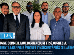La Couronne, Comme Il Faut, Barbancourt និងSéjourné SA ជួបជាមួយ GSF ដើម្បីពិភាក្សាអំពីអសន្តិសុខនៅជិតព្រលានយន្តហោះ។ ព័ត៌មានចុងក្រោយពីប្រទេសហៃទី៖ នយោបាយ សន្តិសុខ សេដ្ឋកិច្ច វប្បធម៌។