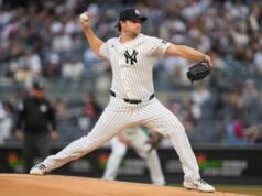 Gerrit Cole បានបង្កើតឱកាសបិទចំនួនប្រាំមួយសម្រាប់ Yanks បន្ទាប់ពីអវត្តមាន 569 ថ្ងៃហើយត្រលប់ពីការវះកាត់កែងដៃ