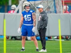 John Harbaugh កំពុងព្យាបាល Giants rookie minicamp ដំបូងរបស់គាត់ថាជាការហាត់សមជាងការប្រកួត