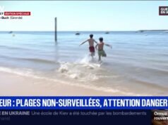 នៅ Gironde ខេត្តព្រមានអំពីគ្រោះថ្នាក់ដែលទាក់ទងនឹងជំនោរ