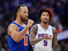 Jalen Brunson រកបាន 33 ពិន្ទុដើម្បីជួយក្រុម Knicks នាំមុខ 3-0 លើក្រុម 76ers ជាមួយនឹងជ័យជម្នះ 108-94 ក្នុងហ្គេមទី 3