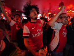Arsenal ឈ្នះពាន Premier League លើកដំបូងរបស់ពួកគេក្នុងរយៈពេល 22 ឆ្នាំបន្ទាប់ពី Man City ស្មើជាមួយ Bournemouth