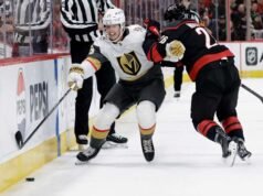 Vegas Golden Knights ទល់នឹង Carolina Hurricanes គឺជាកន្លែងប្រកួតវគ្គផ្តាច់ព្រ័ត្រ Stanley Cup