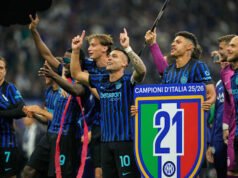 ក្លឹប Inter Milan ទទួលបានពានរង្វាន់ជើងឯកបាល់ទាត់អ៊ីតាលីជាមួយនឹងការប្រកួតបីថ្ងៃទៀត។