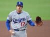 Shohei Ohtani បានវាយបកនាំមុខគេក្នុងផ្ទះដើម្បីទម្លាក់ ERA មកត្រឹម 0.73 ដែលជាត្បូងពីរផ្លូវមួយផ្សេងទៀតសម្រាប់ Dodgers ដែលបានទទួលជ័យជម្នះ