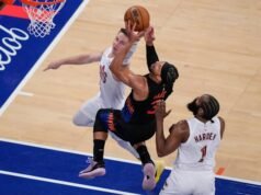 Hart រកបាន 26 ពិន្ទុ ហើយក្រុម Knicks បានធ្វើឱ្យវាឈ្នះពីរលើកចេញពីការប្រកួតវគ្គផ្តាច់ព្រ័ត្រ NBA ជាមួយនឹងជ័យជម្នះ 109-93 លើក្រុម Cavs