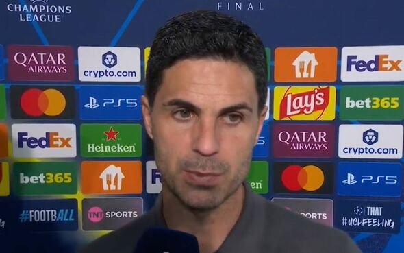 Mikel Arteta និយាយទៅកាន់ TNT Sports នៅទីក្រុង Budapest