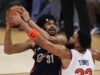 ក្រុម Knicks គឺគ្រាន់តែជាការឈ្នះមួយប៉ុណ្ណោះពីការប្រកួតវគ្គផ្តាច់ព្រ័ត្រ NBA ជាមួយនឹងជ័យជម្នះ 121-108 លើក្រុម Cavaliers