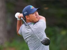 Si Woo Kim ខកខានប្រវត្ដិសាស្រ្ដនៅ Byron Nelson ដោយបានតាំងលំនៅក្នុងទឹកទី 60 បន្ទាប់ពីធ្លាក់ចូលរន្ធចុងក្រោយ។
