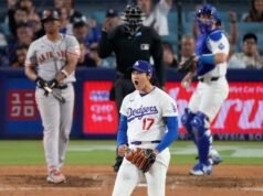 Ohtani បានបង្កើតឱកាសស៊ុតបញ្ចូលទី 7 ដង ខណៈដែល Dodgers បានយកឈ្នះក្រុម Giants 4-0 ដោយបញ្ចប់ការចាញ់ 4 ប្រកួតរបស់ពួកគេ។