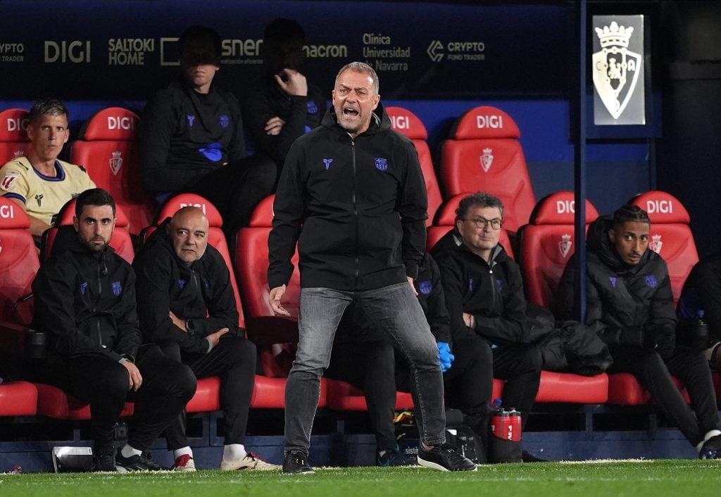 លោក Hansi Flick គ្រូបង្វឹកក្រុម FC Barcelona