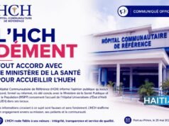 HCH បដិសេធកិច្ចព្រមព្រៀងណាមួយជាមួយក្រសួងសុខាភិបាលក្នុងការធ្វើជាម្ចាស់ផ្ទះ HUEH ។ ព័ត៌មានចុងក្រោយពីប្រទេសហៃទី៖ នយោបាយ សន្តិសុខ សេដ្ឋកិច្ច វប្បធម៌។