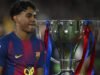 Lamine Yamal ផ្តល់ឱ្យអ្នកគាំទ្រ Barcelona នូវការសន្យា Champions League ក្នុងអំឡុងពេលដង្ហែពាន