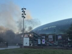 ទីក្រុង Strasbourg ។ រថយន្តមួយគ្រឿងកំពុងឆេះនៅចំណតរថយន្តក្រោមដីរបស់ស្ថានីយរថភ្លើង ហើយរថយន្តជាច្រើនគ្រឿងត្រូវភ្លើងឆេះ